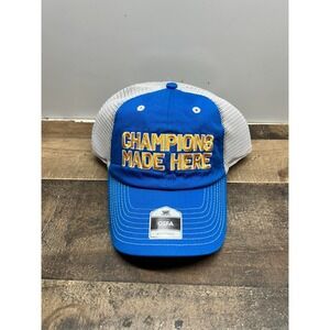 UCLA Bruins Trucker Hat Mens OSFA Blue White Fan Favorite NCAA Basketball Sports